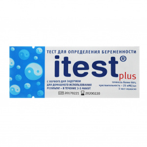 Купить  Тест на беременность Itest Plus №1 тест-полоска