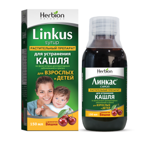 Линкас 150 мл сироп с ароматом вишни