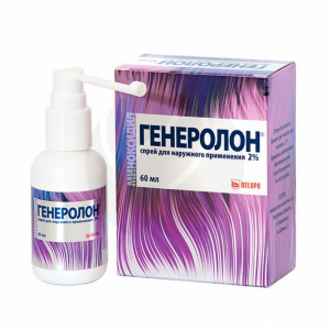 Купить  Генеролон спрей для наружного применения 2% 60мл