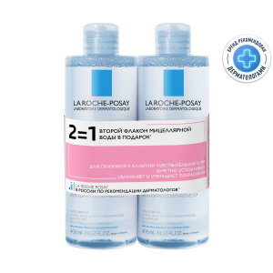 Купить  La Roche-Posay вода мицеллярная 400мл №2 д/реактив кожи