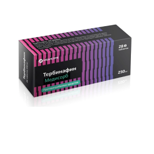 Купить  Тербинафин Медисорб таблетки 250мг №28