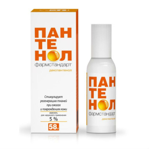 Купить  Пантенол-Фармстандарт аэроз д/наруж примен 5% 58г