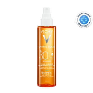 Купить  Vichy Capital Soleil Cell Protect 200 мл масло солнцезащитное SPF30