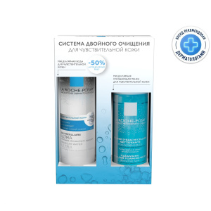 Купить  La Roche-Posay пенка для лица 150мл + мицеллярная вода