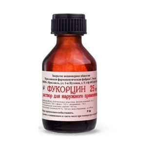 Купить  Фукорцин раствор наруж 25мл