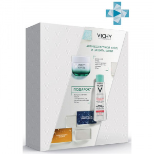 Купить  Vichy набор Slow Age крем для нормальной и сухой кожи+Purete Thermale мицеллярная вода для чувствительной кожи кожи в подарок