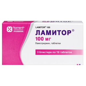 Купить  Ламитор 100 мг 30 шт таблетки
