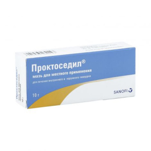 Купить  Проктоседил мазь для местного применения 10г