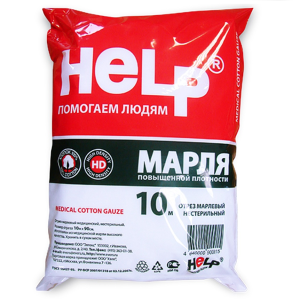 Купить  Help 10 м х 90 см отрез марлевый медицинский
