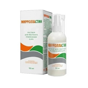 Купить  Мирролластин р-р д/местн примен 0,01% 150мл флакон с расп