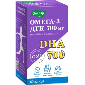 Купить  Омега-3 ДГК Эвалар 700 мг 60 шт капсулы мягкие желатиновые банка