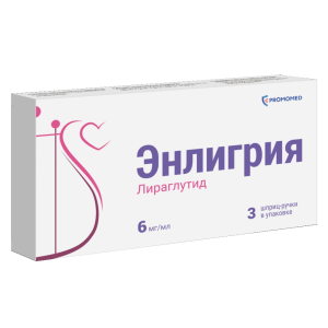 Купить  Энлигрия 6 мг/мл 3 мл 3 шт раствор для подкожного введения шприц-ручка