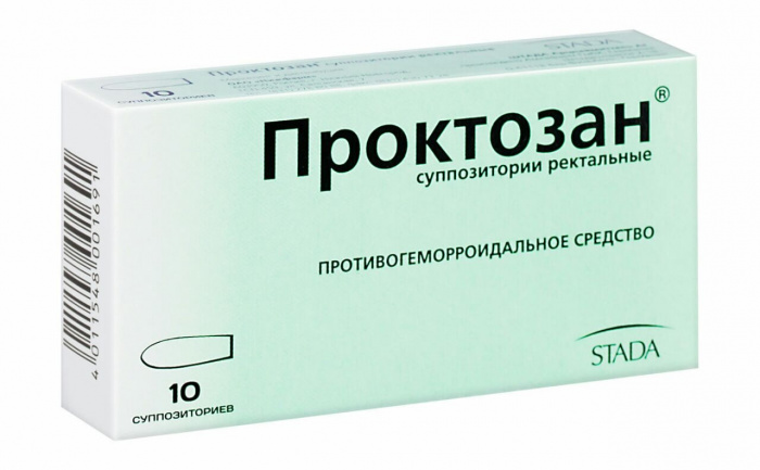 Проктозан: цены на свечи, инструкция