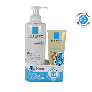 Купить  La Roche-Posay Lipikar набор АП+М бальзам 400мл +масло очищ АП+ 100мл