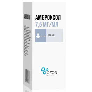 Купить  Амброксол раствор д/внутр и д/инг 7,5мг/мл 100мл