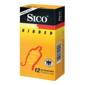 Купить Sico Ribbed презервативы ребристые 12 шт.