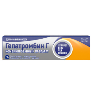 Гепатромбин Г мазь для наружного и ректального применения 20г + компл с наконеч Купить Гепатромбин Г мазь для наружного и ректального применения 20г + компл с наконеч