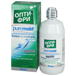 Купить  Опти-Фри Pure Moist р-р д/конт линз  300мл + контейнер