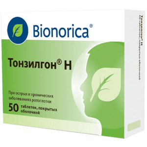 Тонзилгон Н 50 шт таблетки покрытые оболочкой Купить Тонзилгон Н 50 шт таблетки покрытые оболочкой