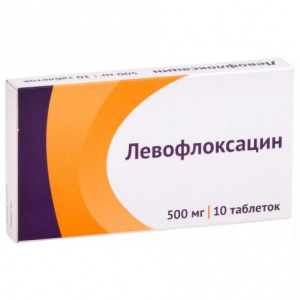 Левофлоксацин таблетки ппо 500мг №10