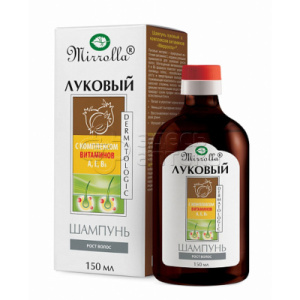 Мирролла шампунь луковый 150мл с комплексом витаминов Купить Мирролла шампунь луковый 150мл с комплексом витаминов