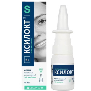 Купить  Ксилокт-Солофарм спрей наз доз 140мкг/доз 90ДОЗ 15мл