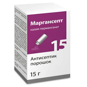 Купить  Маргансепт 15 г порошок банка антисептик