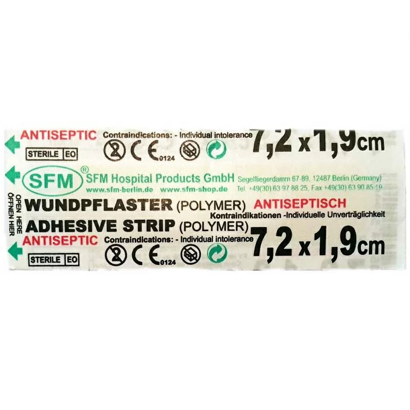 Пластырь бактерицидный 1,9смX7,2см (SFM HP) Купить Пластырь бактерицидный 1,9смX7,2см (SFM HP)