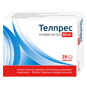 Купить  Телпрес таб 80мг №28