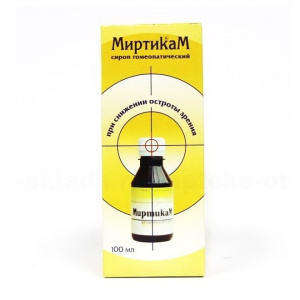 Миртикам сироп гомеопатический 100мл Купить Миртикам сироп гомеопатический 100мл