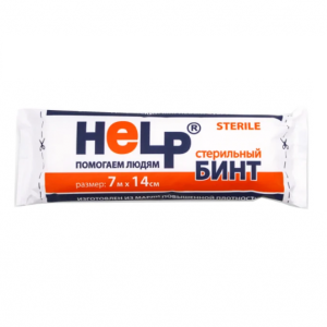 Купить Бинт стер Help 7мX14см уп индив