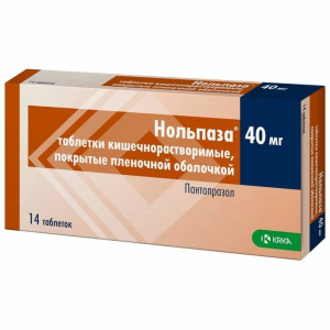 Нольпаза таб ппо кишечнораств 40мг №14 Купить Нольпаза таб ппо кишечнораств 40мг №14