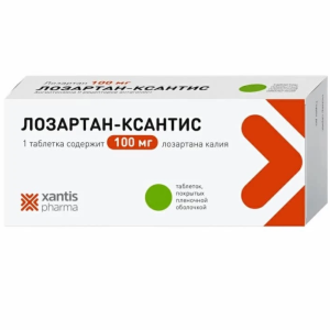 Купить  Лозартан-Ксантис таб ппо 100мг №60