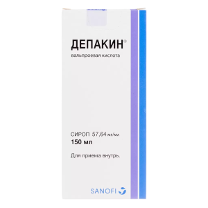 Депакин сироп 57,64мг/мл 150мл Купить Депакин сироп 57,64мг/мл 150мл