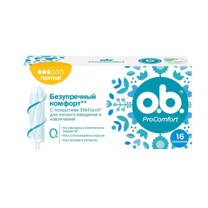Купить  o.b. ProComfort 16 шт тампоны нормал