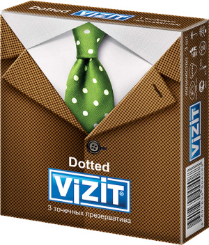 VIZIT Dotted презервативы точечные 3 шт. Купить VIZIT Dotted презервативы точечные 3 шт.