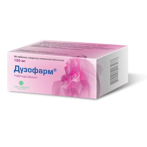 Купить  Дузофарм 100 мг 90 шт таблетки покрытые пленочной оболочкой
