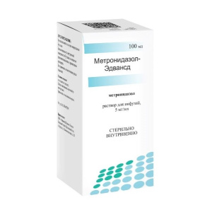 Купить  Метронидазол-Эдвансд 5 мг/мл 100 мл 1 шт раствор для инфузий