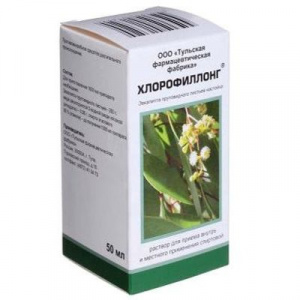 Купить  Хлорофиллонг р-р д/внутр и местн спирт примен 50мл