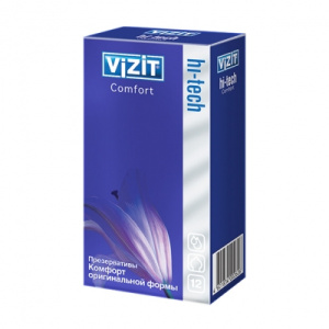 Купить VIZIT Hi-tech comfort презервативы 12 шт.