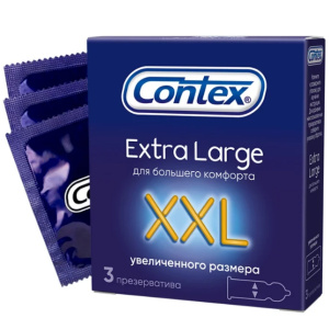 Купить  Contex Extra Large презервативы увеличенного размера 3 шт.