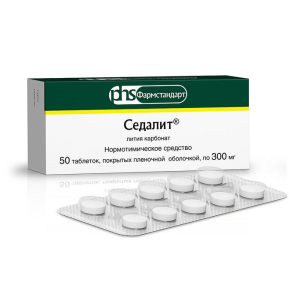Купить  Седалит 300 мг 50 шт таблетки покрытые пленочной оболочкой
