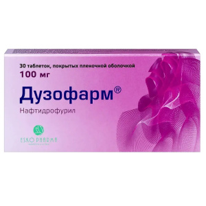 Купить  Дузофарм 100 мг 30 шт таблетки покрытые пленочной оболочкой