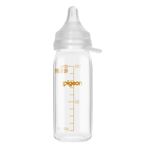 Купить  Pigeon 100 мл бутылочка для кормления недоношенных и маловесных детей из боросиликатного стекла с соской SSS