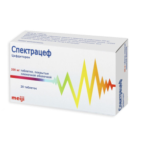 Купить  Спектрацеф таб ппо 200мг №20