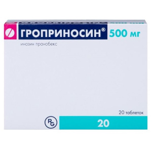 Купить  Гроприносин таб 500мг №20