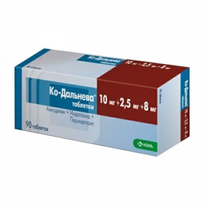 Купить  Ко-Дальнева таб 10мг/2,5мг +8мг №90