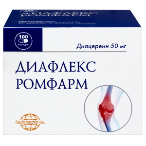 Купить  Диафлекс Ромфарм капсулы 50мг №100