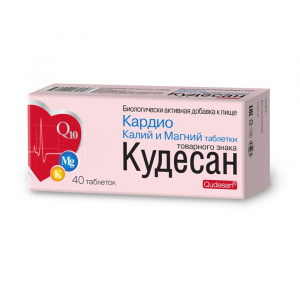 Купить  Кудесан с калием и магнием,табл 1000мг №40