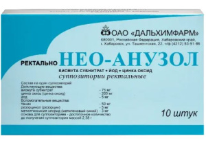 Купить  Нео-Анузол суппозитории рект №10